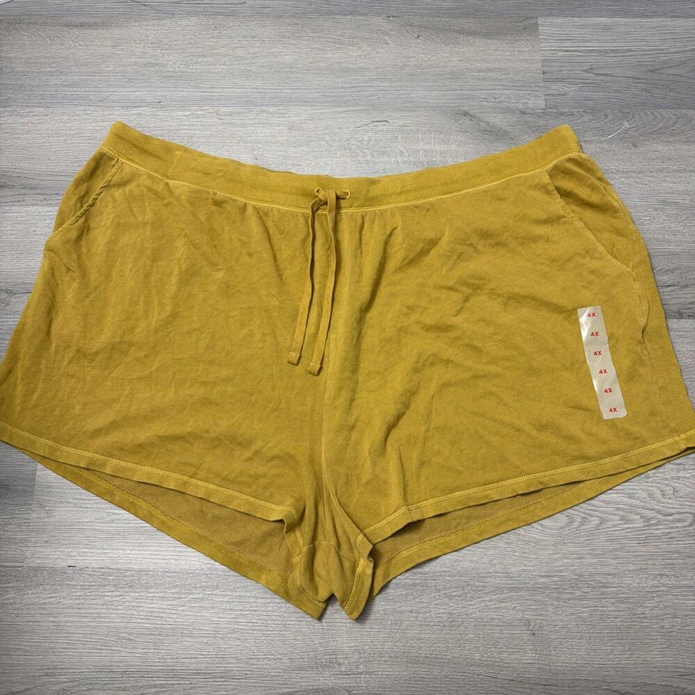 Old Navy Women's Extra High-Waisted Vintage Lounge Shorts 3” inseam Plus Size 4X